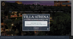 Desktop Screenshot of hotelvillaathena.it