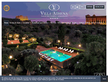 Tablet Screenshot of hotelvillaathena.it